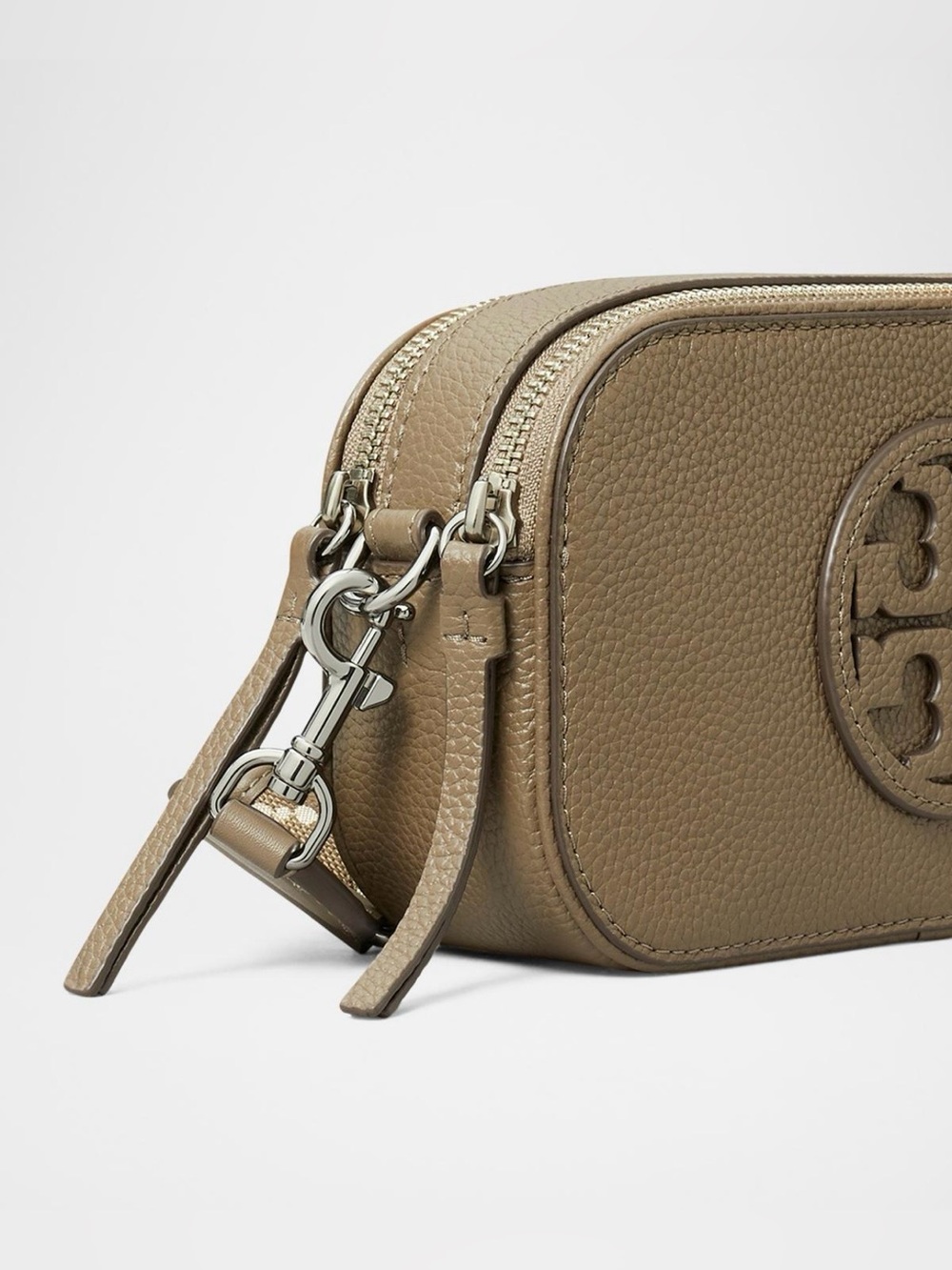 *NWT* Tory Burch Miller Mini Zip Leather Crossbody Bag - Picture 4 of 5